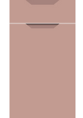Integra Supermatt Blush Pink kitchen cupboard door