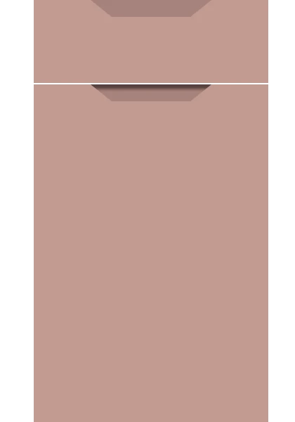 Integra Supermatt Blush Pink kitchen cupboard door