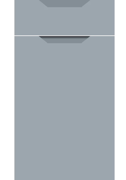Integra Supermatt Denim kitchen cupboard door