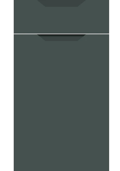 Integra Supermatt Kombu Green kitchen cupboard door