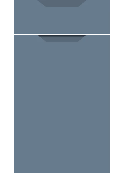 Integra Supermatt Misty Blue kitchen cupboard door