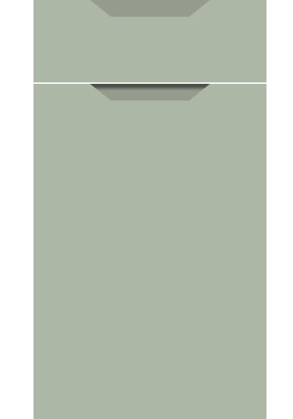 Integra Supermatt Sage Green kitchen cupboard door