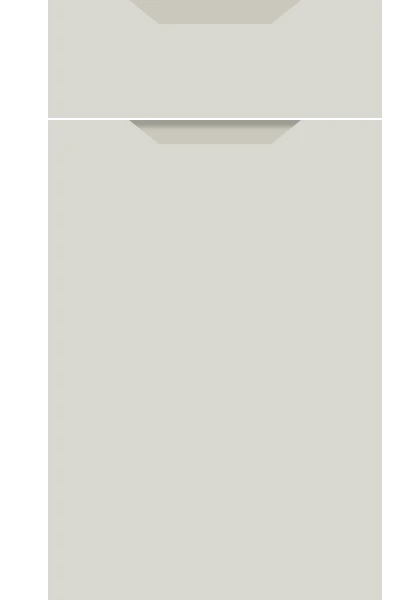 Integra Supermatt White Grey kitchen cupboard door