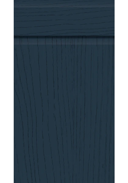 Knebworth Paint Flow Matt Indigo Blue kitchen cupboard door
