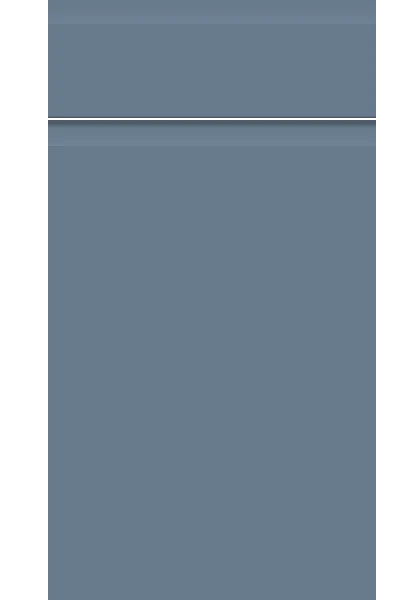 Knebworth Supermatt Misty Blue kitchen cupboard door
