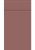 Knebworth Supermatt Rusty Red kitchen cupboard door