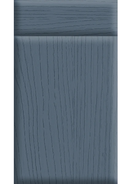 Lincoln Paint Flow Matt Colonial Blue kitchen cupboard door
