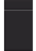Lincoln Supermatt Black kitchen cupboard door