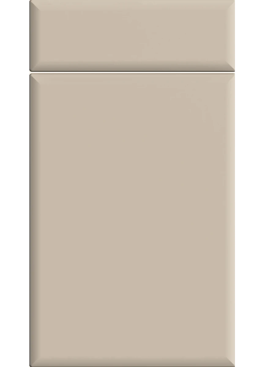 Lincoln Slab kitchen door and drawer front in Supermatt Macadamia