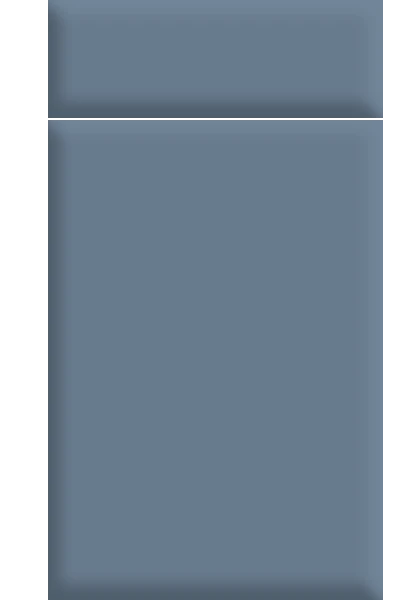 Lincoln Supermatt Misty Blue kitchen cupboard door