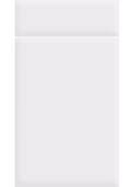 Lincoln Supermatt White kitchen cupboard door