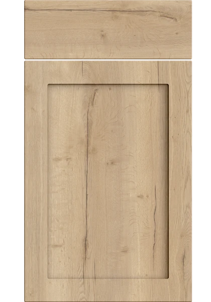 Oakham Halifax Natural Oak kitchen cupboard door