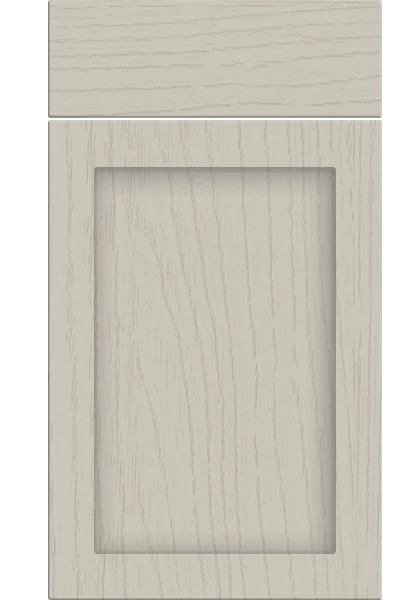 Oakham Paint Flow Matt Cashmere kitchen cupboard door