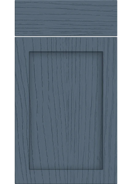 Oakham Paint Flow Matt Colonial Blue kitchen cupboard door