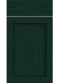 Oakham Paint Flow Matt Fir Green kitchen cupboard door