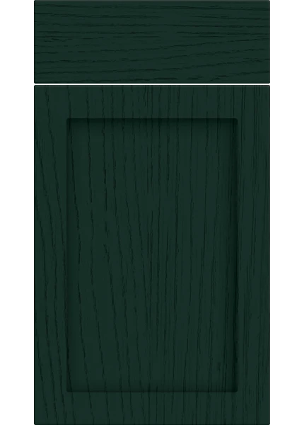 Oakham Paint Flow Matt Fir Green kitchen cupboard door