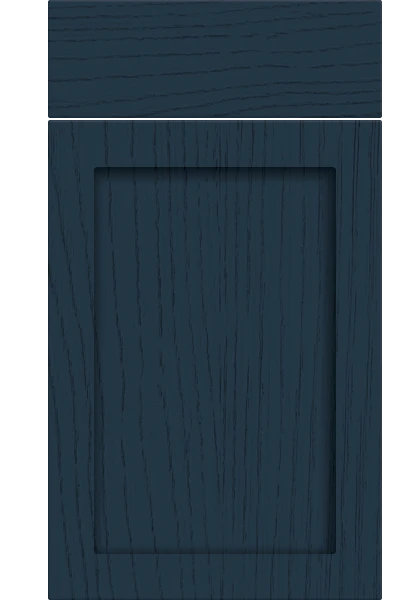 Oakham Paint Flow Matt Indigo Blue kitchen cupboard door