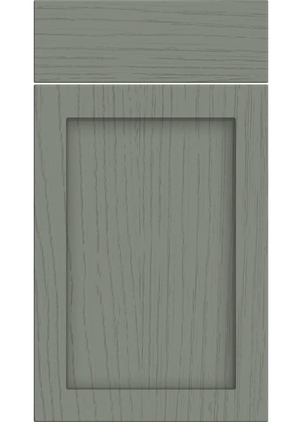 Oakham Paint Flow Matt Sage Green kitchen cupboard door