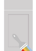 Oakham Paint Ready kitchen cupboard door