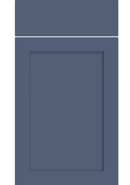 Oakham Supermatt Alby Blue kitchen cupboard door