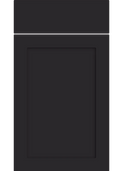 Oakham Supermatt Black kitchen cupboard door