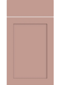 Oakham Supermatt Blush Pink kitchen cupboard door