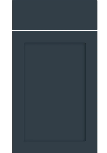 Oakham Supermatt Indigo Blue kitchen cupboard door