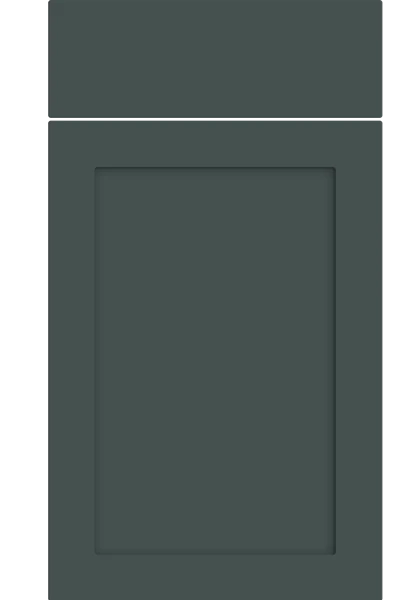 Oakham Supermatt Kombu Green kitchen cupboard door