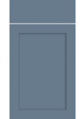 Oakham Supermatt Misty Blue kitchen cupboard door
