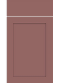 Oakham Supermatt Rusty Red kitchen cupboard door