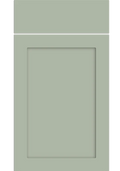 Oakham Supermatt Sage Green kitchen cupboard door
