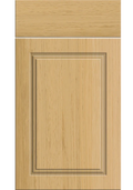Paris Lissa Oak kitchen cupboard door