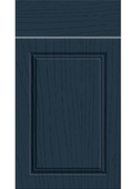 Paris Paint Flow Matt Indigo Blue kitchen cupboard door
