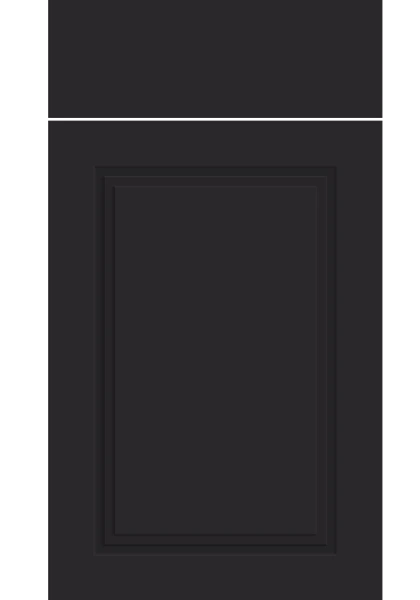 Paris Supermatt Black kitchen cupboard door