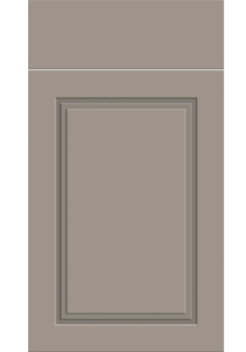 Paris Panel kitchen door and drawer front in Supermatt Clay Grey