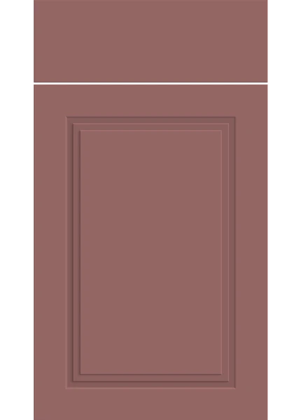 Paris Supermatt Rusty Red kitchen cupboard door