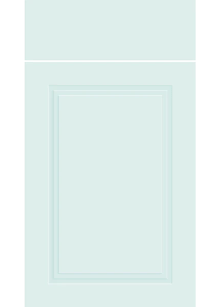 Paris Supermatt Scandinavian Blue kitchen cupboard door