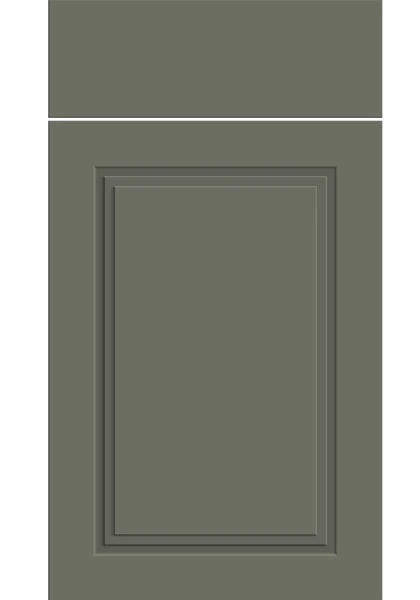 Paris Supermatt Smoke Green kitchen cupboard door