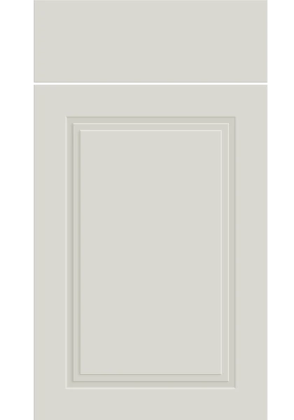Paris Supermatt White Grey kitchen cupboard door