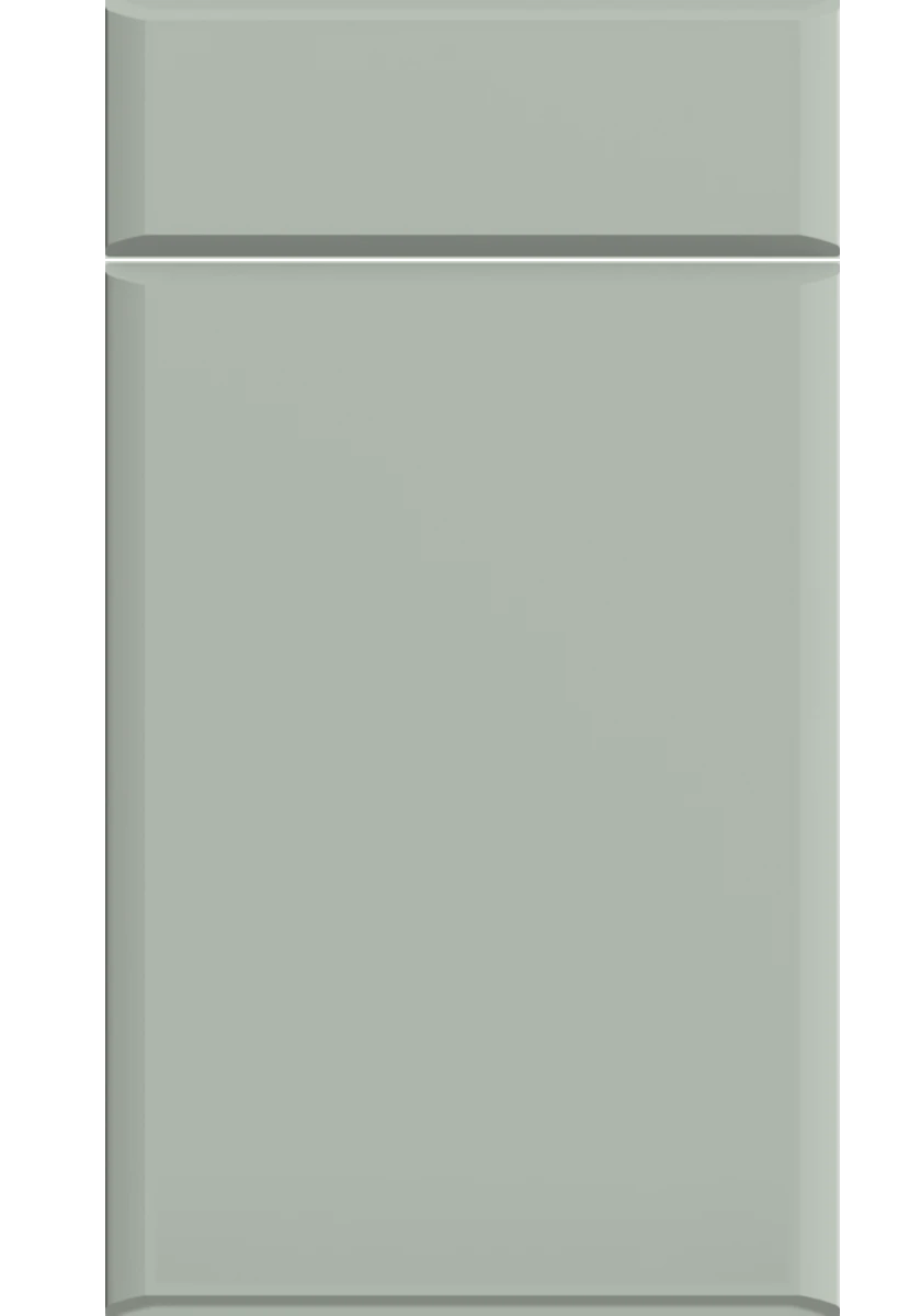 Pisa Slab kitchen door and drawer front in Matt Pistachio
