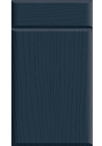Pisa Paint Flow Matt Indigo Blue kitchen cupboard door