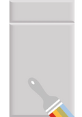 Pisa Paint Ready kitchen cupboard door