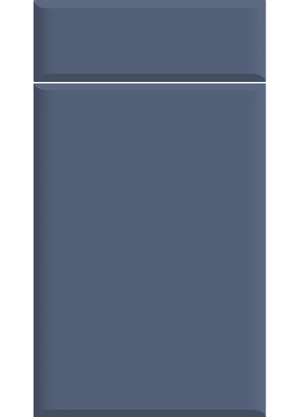 Pisa Supermatt Alby Blue kitchen cupboard door