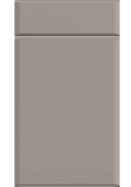 Pisa Slab kitchen door and drawer front in Supermatt Clay Grey