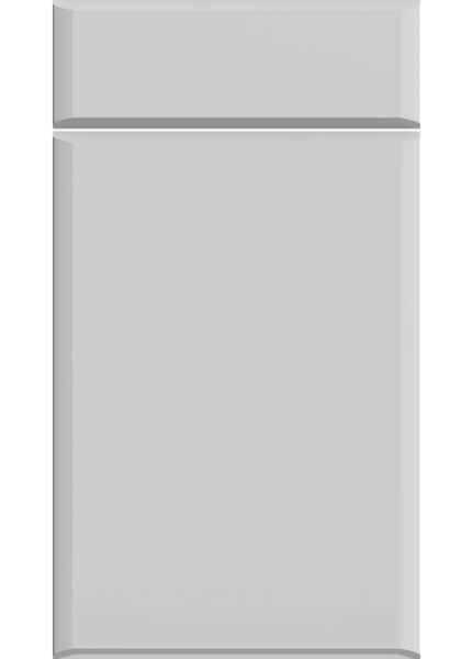 Pisa slab kitchen door in Supermatt Dove Grey