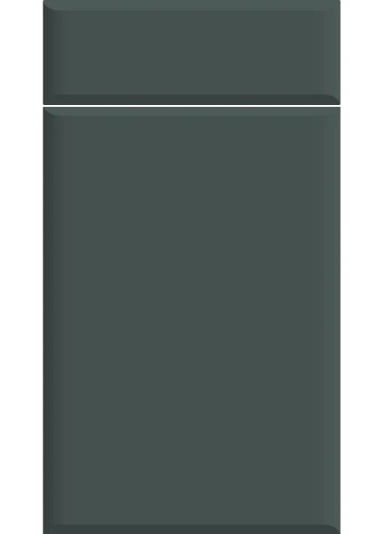 Pisa Supermatt Kombu Green kitchen cupboard door