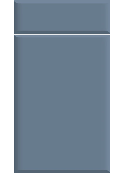 Pisa Supermatt Misty Blue kitchen cupboard door