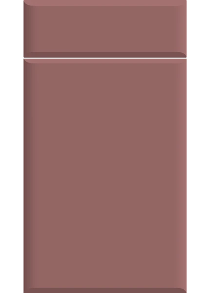 Pisa Supermatt Rusty Red kitchen cupboard door