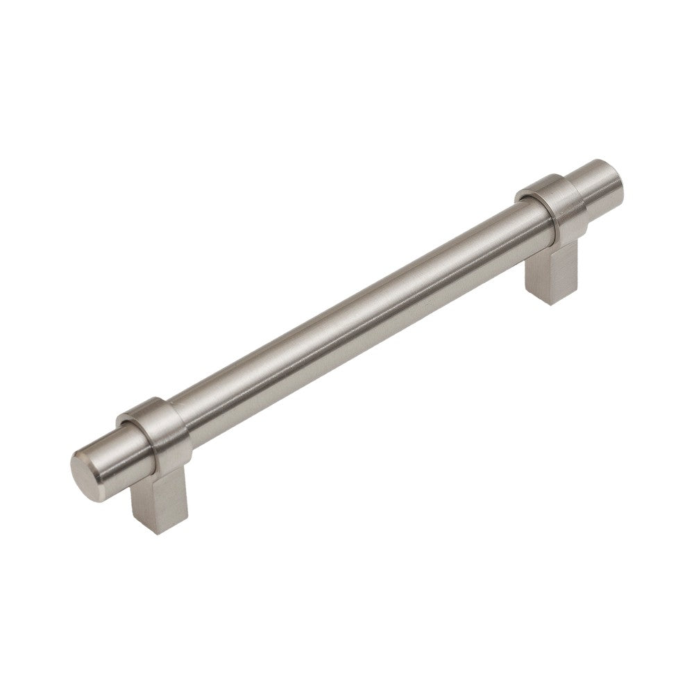Rail bar handle in stainless steel, 167mm long