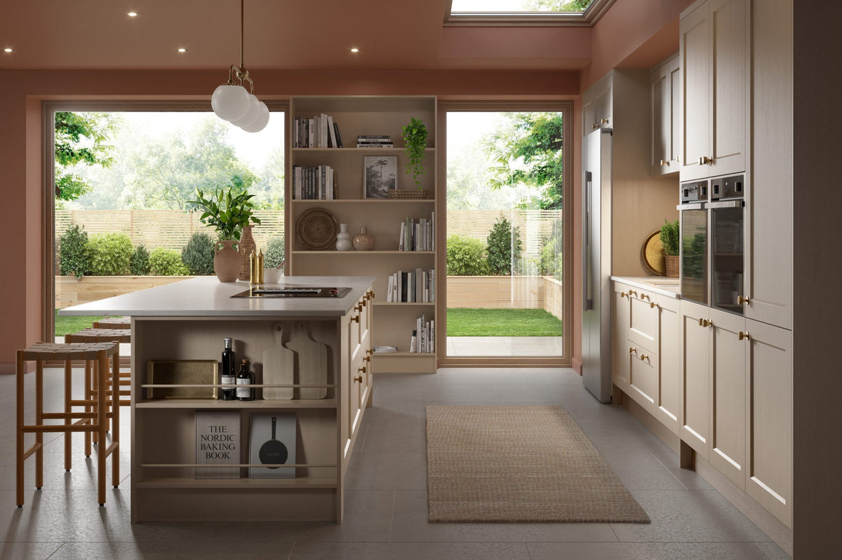 Kitchen with Richmond Paint Flow Matt Cashmere doors
